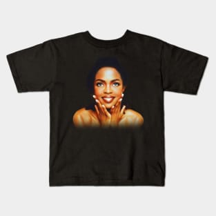 Lauryn Hill Iconic Of Beauty Kids T-Shirt